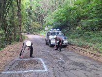 Petakan Titik Rawan, Polisi Temukan 50 Jalan Berlubang di Trenggalek