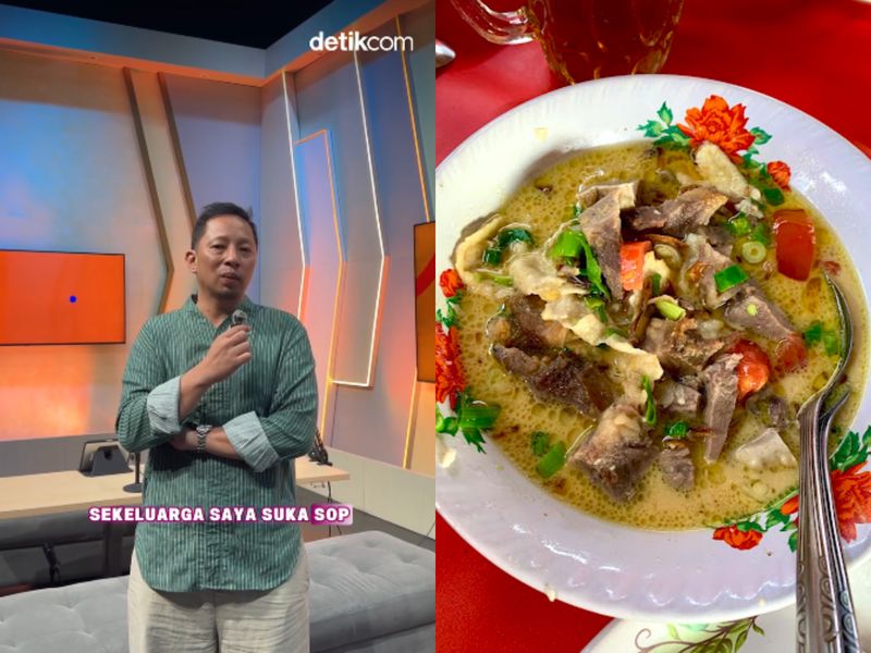 Ringgo Agus Rahman menyukai Sop Kambing Bang Dafa