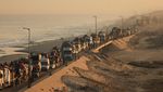 Warga Palestina Mengungsi ke Selatan, Tinggalkan Gaza Utara dengan Hati Berat