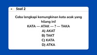 Urutan huruf bisa mengecoh bila tak cermat melihat polanya. (Foto: detikHealth/ Aida Adha Siregar)