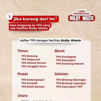 Bagaimana cara membuang Bulky Waste?