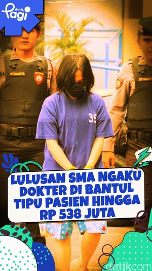 Video: Lulusan SMA Ngaku Dokter di Bantul Tipu Pasien hingga Rp 538 Juta