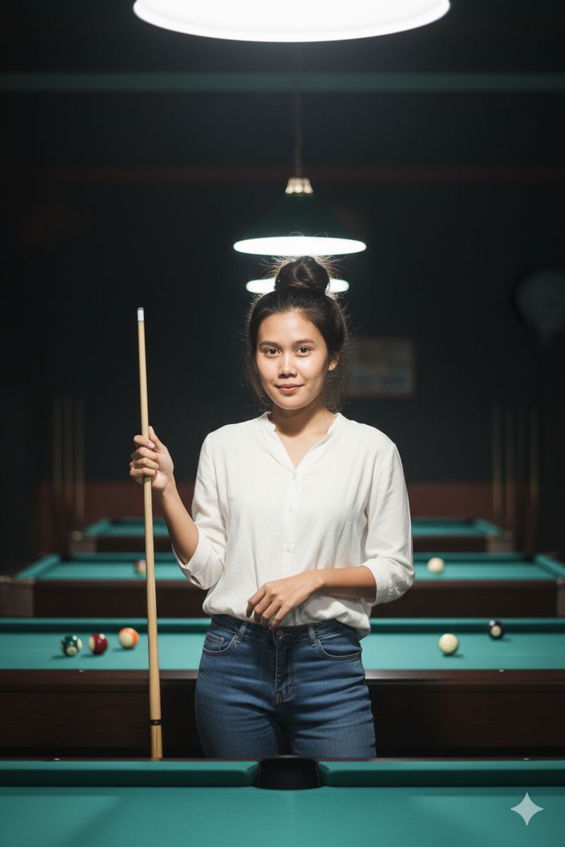 Foto Billiard Gemini AI.