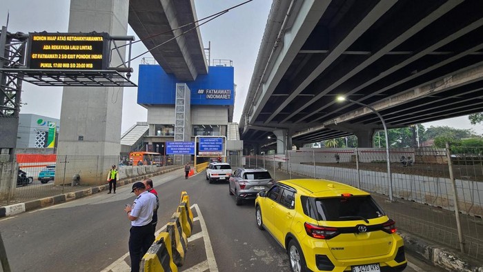 Hari Terakhir Rekayasa Lalin TB Simatupang, 1 Lajur Tol JORR-S Masih Gratis