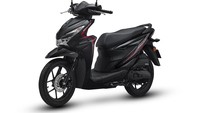Honda BeAT terbaru bukan meluncur di Indonesia, melainkan di Malaysia. Kuda besi itu sekarang mendapatkan opsi warna hitam dan putih. Selain itu, ada pembaruan aksen atau striping yang membuat tampilannya lebih kekinian. Foto: Doc. Honda Malaysia