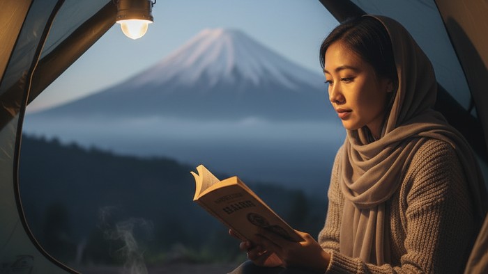 Ilustrasi pendaki Ilustrasi pendaki (Gambar yang disajikan dalam artikel ini bukanlah foto asli hasil pemotretan, melainkan kreasi visual yang sepenuhnya dihasilkan oleh kecerdasan buatan Gemini AI).