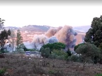 Video Israel Serang Lebanon, Asap Mengepul Tebal