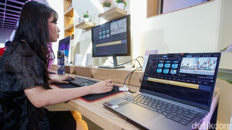 AMD dan Lenovo resmi merilis laptop AI generasi terbaru di Jakarta. Ditenagai Ryzen AI 300 Series, perangkat ini hadir untuk produktivitas, kreativitas, hingga gaming.