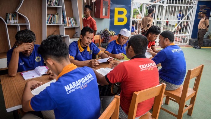 Warga Binaan Lapas Pemuda Tangerang Nikmati Layanan Baca dari Perpustakaan Keliling
