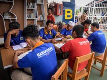 Warga Binaan Lapas Pemuda Tangerang Nikmati Layanan Baca dari Perpustakaan Keliling