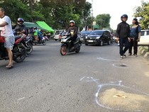 Wanita Pengendara Sepeda Listrik di Palembang Tewas Usai Ditabrak Motor