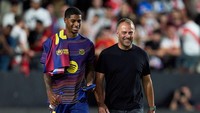 Hansi Flick Mau Rashford Lanjut di Barcelona!