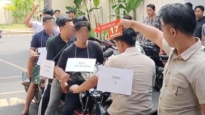 Pelaku pengeroyokan mahasiswa di Pasuruan.