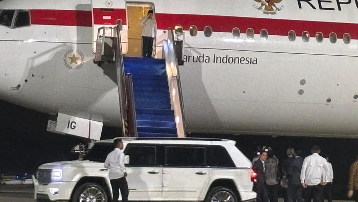 Presiden Prabowo Subianto bertolak menuju AS untuk menghadiri Sidang Umum PBB pada 23 September 2025. (Firda/detikcom)