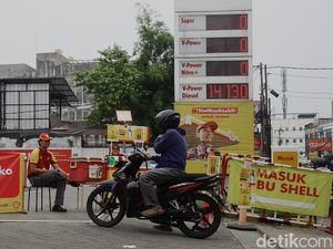 Bensin Shell Habis Total!