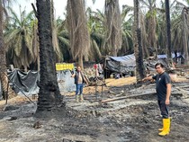 Sumur Minyak Ilegal di Muba Kembali Terbakar, Polisi Kejar Pemilik Sumur