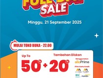 Transmart Full Day Sale Datang Lagi! Borong Aneka Produk Diskon 50% + 20%