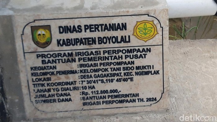 Bangunan rumah pompa air yang viral di media sosial.