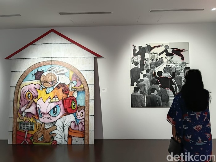 Cans Gallery Koleksi seni di Cans Gallery, galeri seni di kawasan Petojo Selatan, Jakarta Pusat, yang sudah eksis selama 25 tahun.