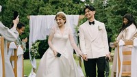 Cassandra Lee dan Ryuken Lie menggelar resepsi di Lake District, sebuah taman nasional dan area pegunungan yang indah di Cumbria, Inggris. Acara itu berlangsung pada 6 September lalu. (Foto: dok Instagram cassandraslee)