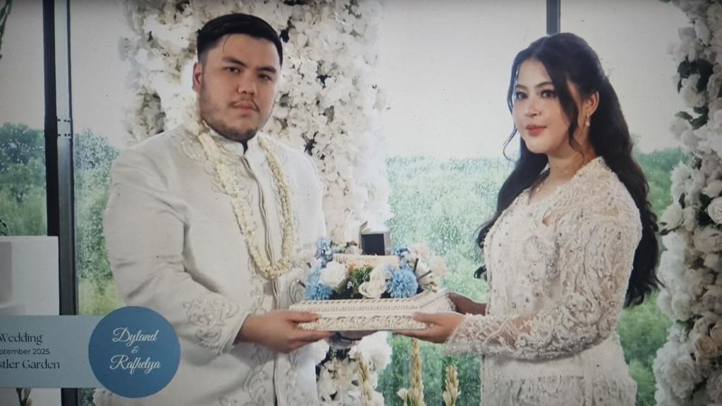 Congrats! YouTuber Dyland PROS Resmi Menikah dengan Rafhelya Nufa