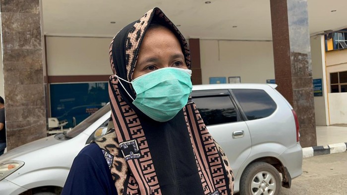 Ibu korban yang dibegal di Jambi, Aci.