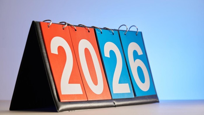 score board 2026 against blue background