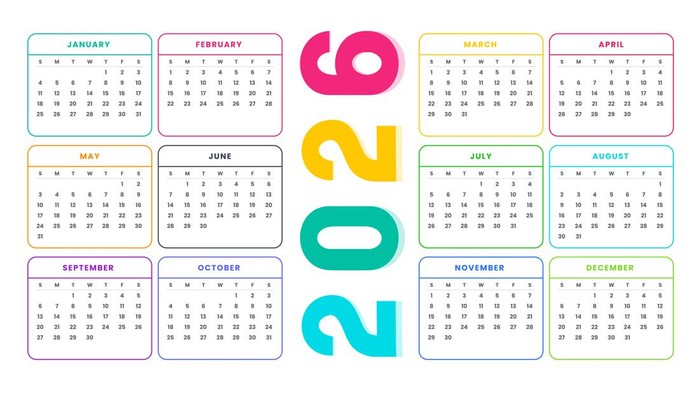Kalender 2026