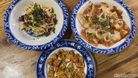 Tim DetikFood mencoba tiga menu pasta andalan di sini. Ada Gnocchi dengan saus pesto, Fettuccine Quackbonara, sampai Meatball Ravioli Pomodoro.  Tampilannya menggugah selera ya? Foto: Detikcom / Atiqa Rana