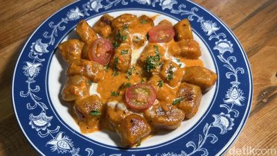 Lezatnya Gnocchi Ubi hingga Fettuccine Topping Bebek di Pasar Santa
