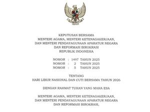 Libur Cuti Bersama 2026, Cek Jadwal Puasa Ramadan, Lebaran-Hari Besar Lainnya
