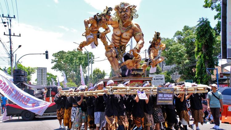 Ada Ogoh-ogoh dan Makhluk Fantasi di Magelang Ethno Carnival 2025