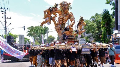 Ada Ogoh-ogoh dan Makhluk Fantasi di Magelang Ethno Carnival 2025