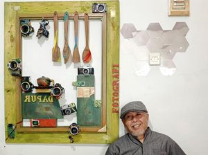 Bekas Dibalik Foto Tampilkan Karya Unik Andi Sopiandi di Bandung
