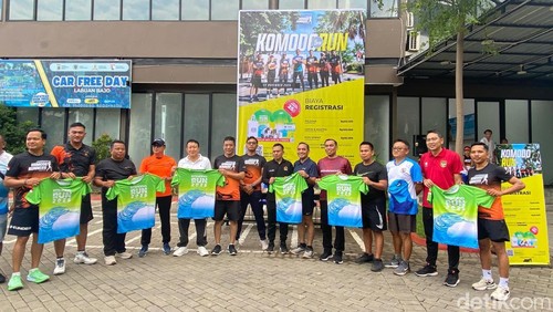 Peluncuran event Komodo Run di Labuan Bajo, Manggarai Barat, NTT, Sabtu (20/9/2025).