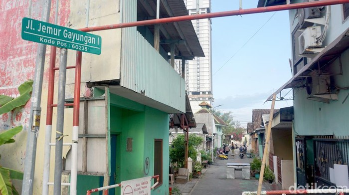 Penampakan Kampung Tengah Ahmad Yani yang tersisa