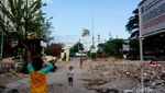 Potret Belasan Rumah di Kampung Tengah Ahmad Yani Belum Dibongkar