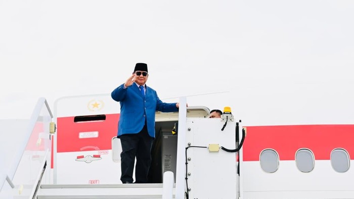 Presiden Prabowo Subianto bertolak dari Osaka, Jepang menuju New York, Amerika Serikat (AS) untuk menyampaikan pidato dalam sidang umum PBB 23 September. (Laily Rachev - Biro Pers Sekretariat Presiden).