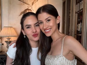 Gaya Bumil Steffi Zamora Tampil Serba Putih, Pamer Keakraban Dengan Adik Ipar