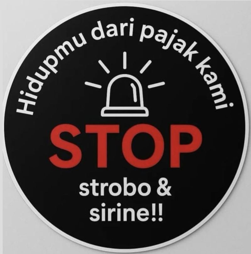 Stop Sirene dan Strobo