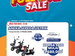 Beli Sepeda Listrik Hemat Cuma di Transmart Full Day Sale