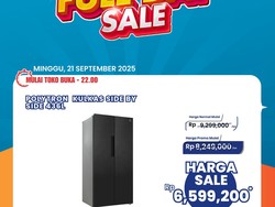 Kulkas 436L Hemat Banget di Transmart Full Day Sale, Ayo Dibeli!
