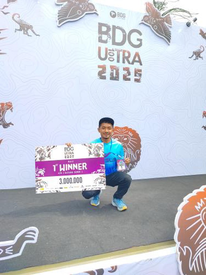 Wildan saat memenangkan kejuaraan Bandung Ultra 2025.