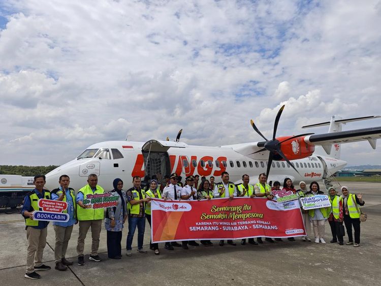 Wings Air Kembali Layani Rute Semarang-Surabaya