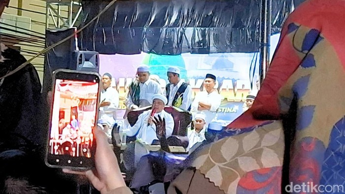 Acara Maulid Akbar yang dihadiri Habib Rizieq Shihab di Tarakan, Kalimantan Utara.