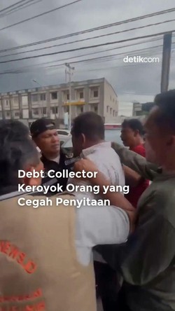 Video: Debt Collector Keroyok Orang yang Cegah Penyitaan