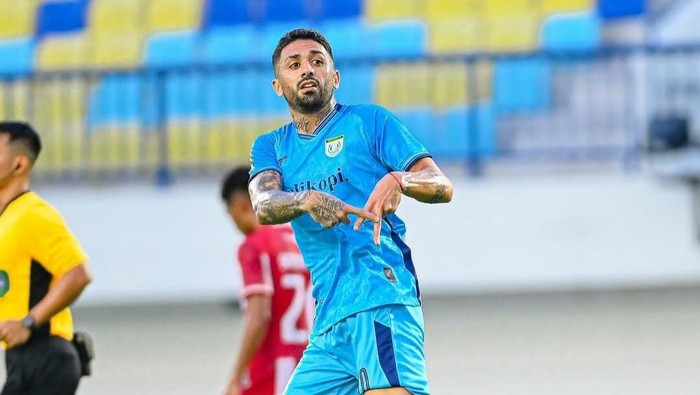 Gelandang Persela Lamongan Jonathan Bustos