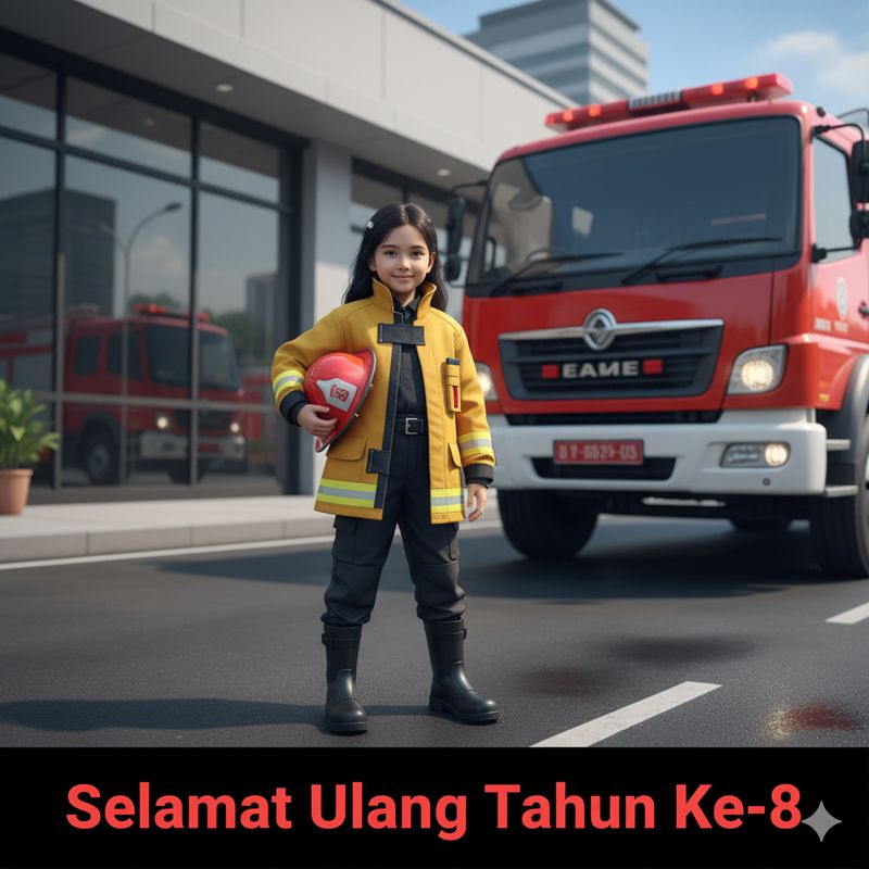 Ilustrasi poster ulang tahun (Seluruh gambar yang disajikan dalam artikel ini bukanlah visual asli, melainkan kreasi visual yang sepenuhnya dihasilkan oleh kecerdasan buatan Gemini AI).