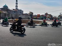 Bundaran Jati Cimahi Difungsikan Sepenuhnya, Arus Lalin Lebih Lancar