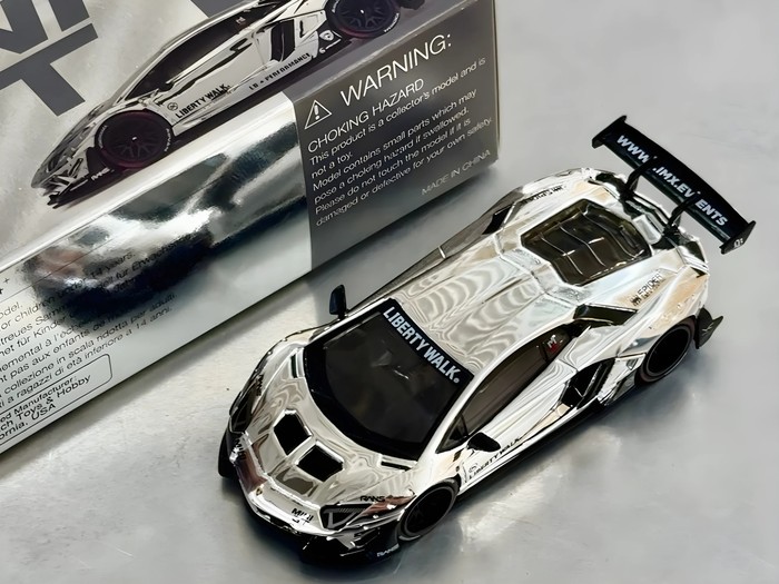 LBWK Lamborghini Aventador Chrome Edition